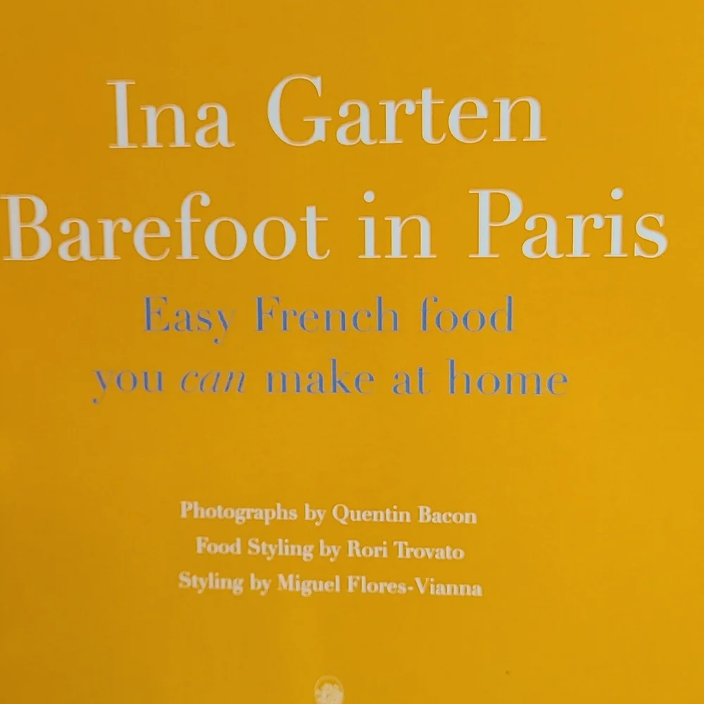 Ina Garten Barefoot in Paris Cookbook